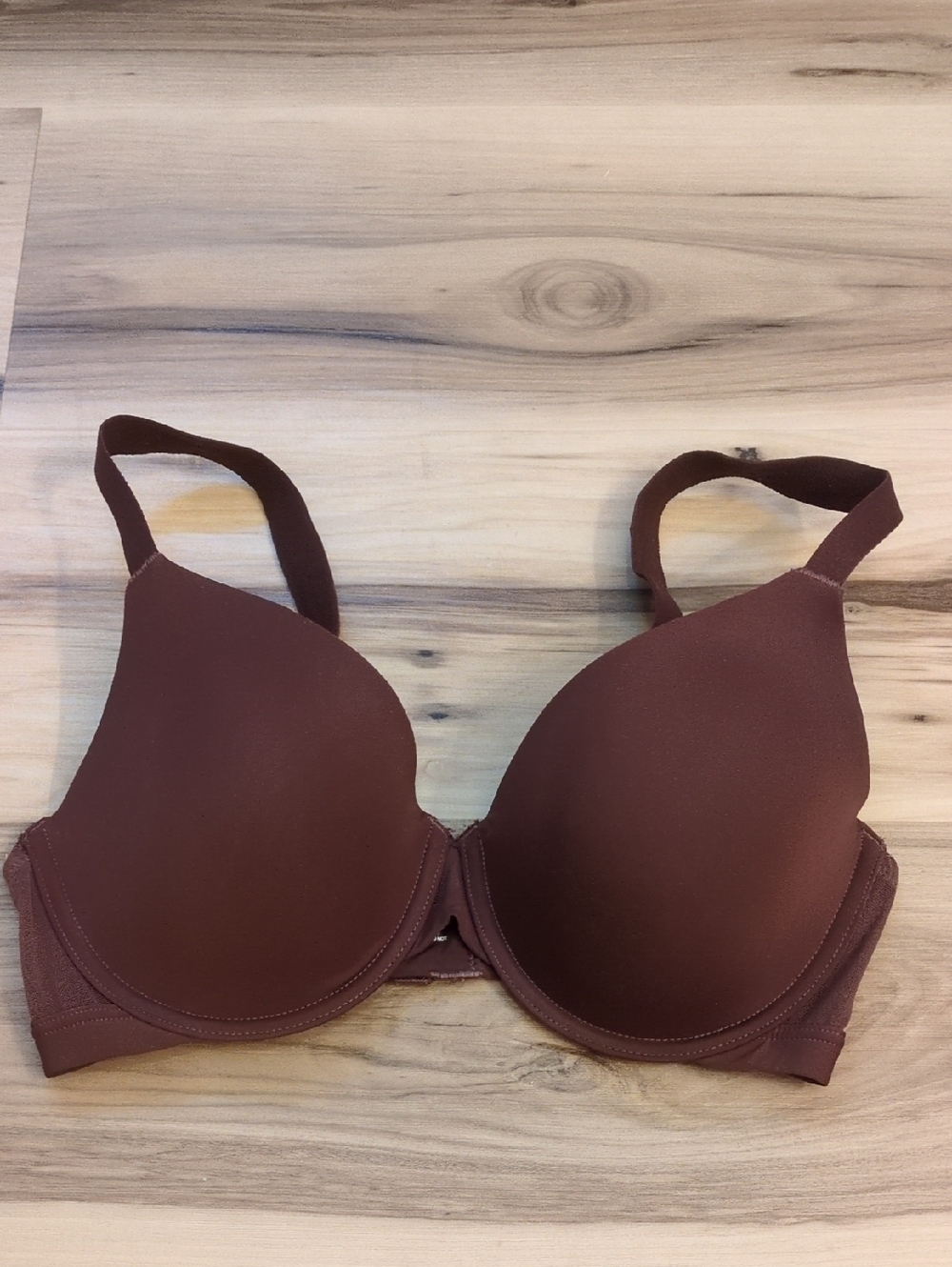 Like New Modern Movement Full Coverage T-shirt Bra Chocolate Brown Size 34D